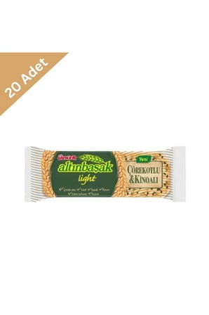 Ülker Altınbaşak Çörekotlu ve Kinoalı Light Bisküvi (40 g) x 20 Adet