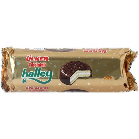 Ülker Halley Çikolatalı Bisküvi 8 li 24 Gr