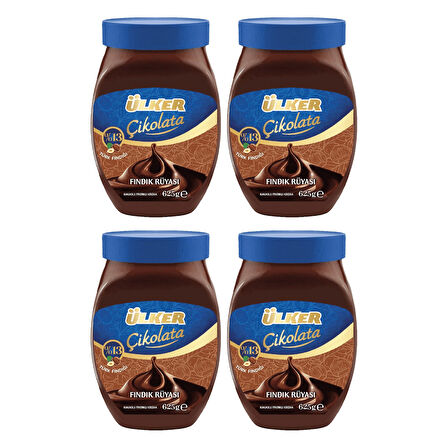 Ülker Fındık Rüyası Kakaolu Fındık Kreması 625 gr x 4 Adet