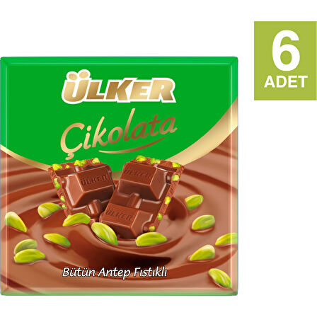 Ülker Antep Kare Çikolata 70 gr x 6'lı