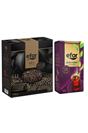 OPA CEYLON ÇAY 400GR + EFOR BERGAMOT AROMALI (EARL GREY) ÇAY 500GR