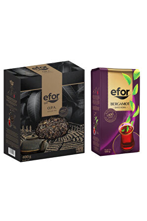 OPA CEYLON ÇAY 400GR + EFOR BERGAMOT AROMALI (EARL GREY) ÇAY 500GR