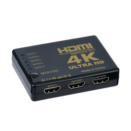 Gplus IFSWT-501 5 Port Kumandalı 4K 2160p 3D Uyumlu HDMI Switch