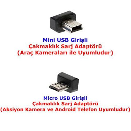 Gplus 5V10A Novatek General Plus Araç Kamerası Çakmaklık Adaptörü