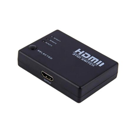 ePazar 3 Port Hdmi Switch Çoklayıcı Çoğaltıcı Kumandalı 4678