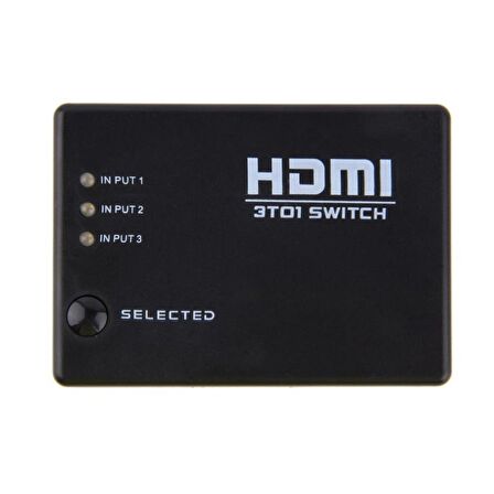 ePazar 3 Port Hdmi Switch Çoklayıcı Çoğaltıcı Kumandalı 4678