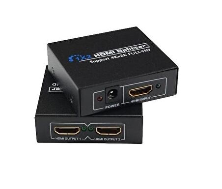 Gplus 4K102 2 Port HDMI 4K Ultra HD Metal Kasa Splitter Çoklayıcı