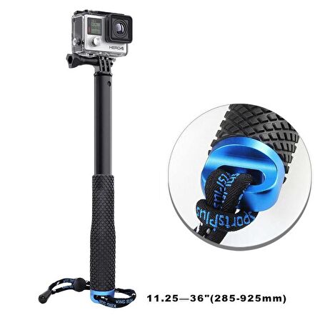 Eken Sjcam AEE GoPro Uyumlu Suya Dayanıklı 50 cm Uzayan Monopod