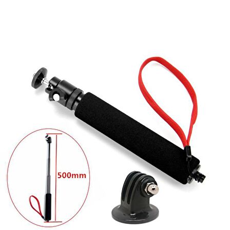 Sjcam Eken Uyumlu Aksiyon Kamera Selfie Çubuk+GP03 Tripod Aparatı