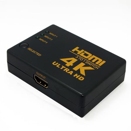 Gplus IFSWR-302 3 Port Kumandalı 4K 2160p 3D Uyumlu HDMI Switch