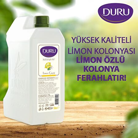 Duru Limon Çiçeği Kolonya Bidon 900 Ml