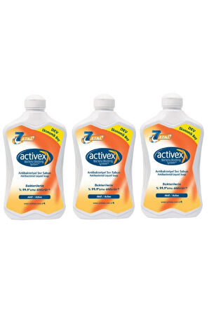 Activex Sıvı Sabun Aktif Antibakteriyel 1500 ml x 2