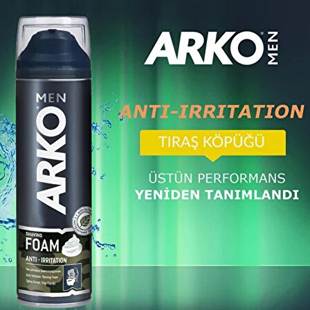 Arko Tıraş Köpüğü Anti Irritation 200 Ml