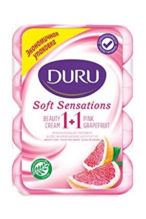 Duru Güzellik Sabunu Pembe Greyfurt Özlü 4 Lü 360 Gr