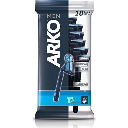 Arko Men T1 Tıraş Bıçağı Kullan At Bıçak 10 Lu