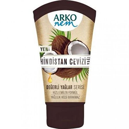 Arko Nem Krem Değerli Yağlar Hindistan Cevizi 60 Ml