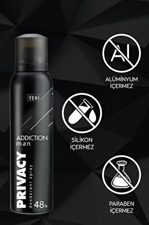 Man Addiction Erkek Deodorant 6x150ml