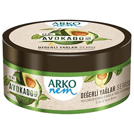 Arko Nem Değerli Yağlar El ve Vücut Kremi Avokado 150 Ml