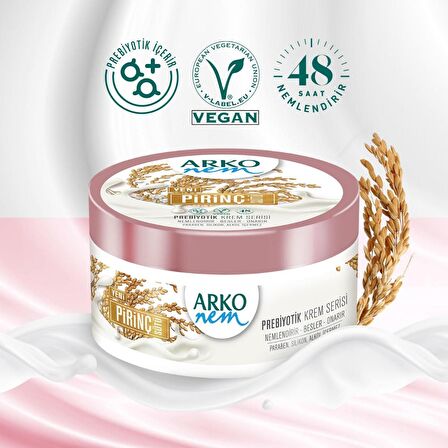 Arko Nem Prebiyotik Krem Serisi Pirinç Sütü 250ML 3 Adet