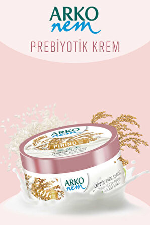 Arko Nem Krem Prebiyotik Pirinç Sütü 3x250Ml