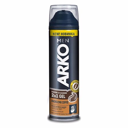 Arko Men Traş Jeli Energızıng Coffee Kahve Özlü 200 Ml