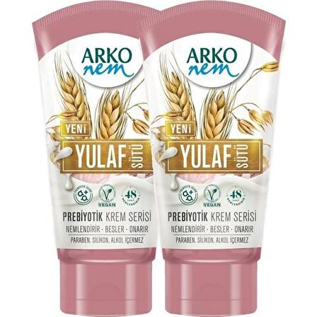 Arko Nem Prebiyotik Krem Serisi Yulaf Sütü 60ML 2li Set