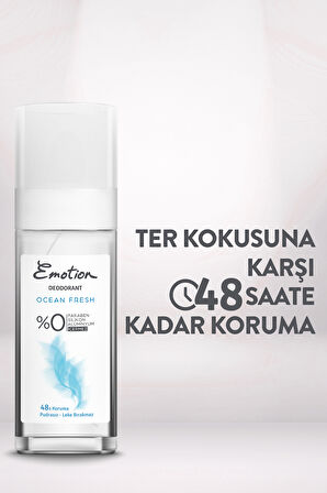 Emotion Ocean Fresh Pump Sprey Kadın Deodorant 4x100 Ml