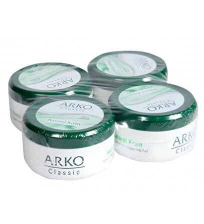 ARKO NATUREL KREM CLASSİC 250 ML X 4ADET