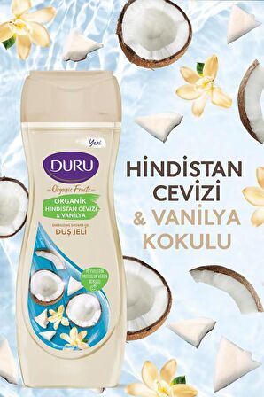 Duru Organic Fruits Hindistan Cevizi & Vanilya Duş Jeli 450ml