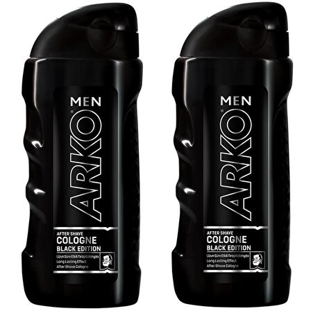 Arko Men Black Edition Tıraş Kolonyası 200 ml 2 ADET