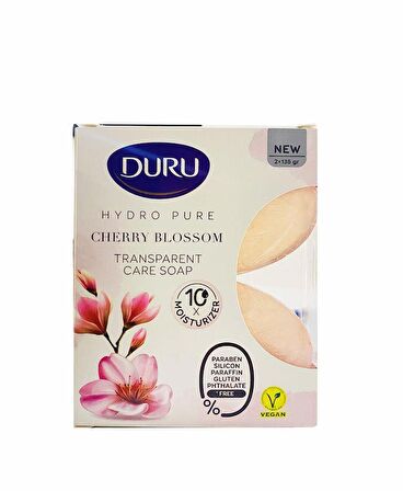 Duru Hydro Pure Sakura Çiçeği Sabunu 2x135 gr