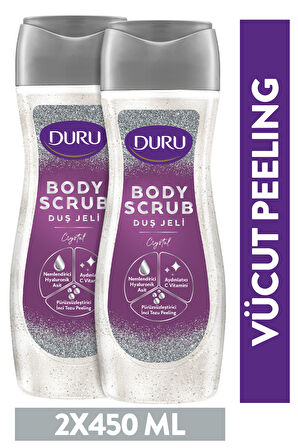 Duru Body Scrub Crystal Duş Jeli 2x450 Ml