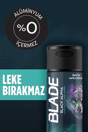 Blade Erkek Deodorant Hero Selection Serisi Tanışma Seti 2x150ml (Black Alpha & Nihgt Fire)