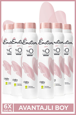 Emotion Joy Kadın Deodorant 6x200 Ml