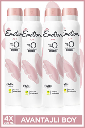 Emotion Joy Kadın Deodorant 4x200 Ml