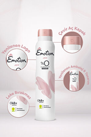 Emotion Joy Kadın Deodorant 4x200 Ml