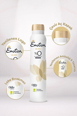 Emotion Bliss Kadın Deodorant 4x200 Ml