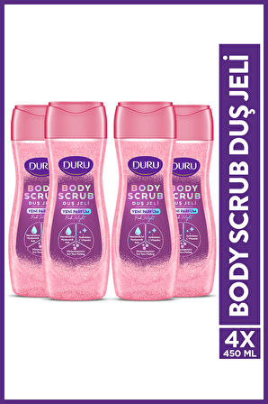 DURU BODY SCRUB PINK DELIGHT DUŞ JELİ 4X450 ML