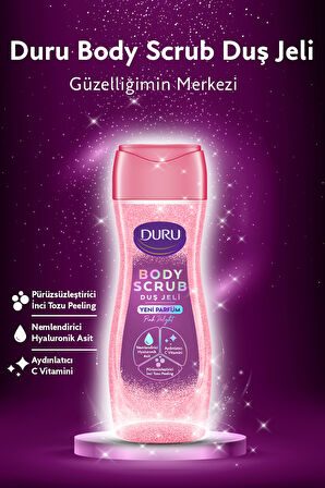 DURU BODY SCRUB PINK DELIGHT DUŞ JELİ 2X450 ML