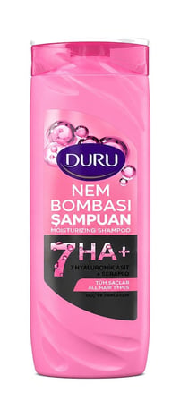 Duru Nem Bombası Şampuan 600 ml Tüm Saçlar İçin Güç ve Parlaklık 3 lü
