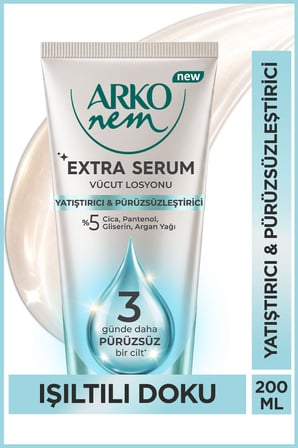 Ekstra Serum Yatıştırıcı & Pürüzsüzleştirici Vücut Losyonu 200 Ml 