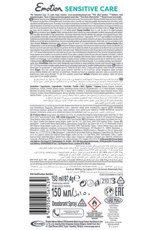 Serum Boost CICA Hassas Bakım Kadın Sprey Deodorant Alüminyum&Alkol İçermez 3x150 Ml