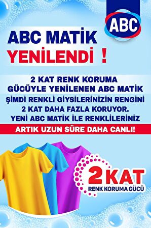 ABC Parfümlü Renkliler İçin Toz Çamaşır Deterjanı 4 x 4 kg 104 Yıkama
