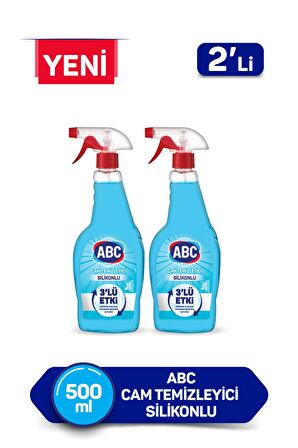 ABC Cam Temizleyici Silikonlu 500ml x2