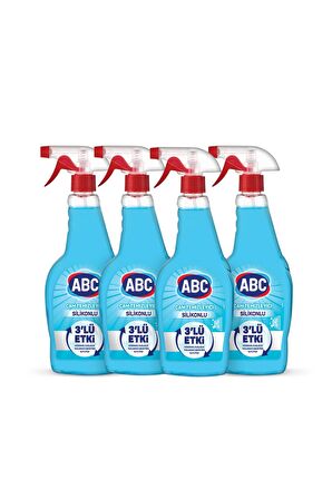 ABC Cam Temizleyici Silikonlu 500ml x4