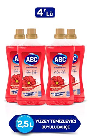 ABC BÜYÜLÜ BAHÇE YÜZEY TEMİZLEYİCİ 2500 ML X4