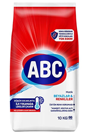 ABC Matik 10 kg Beyazlar & Renkliler 