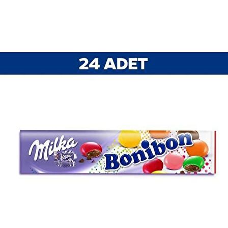Milka Bonibon Silindir Renkli Draje 24,3 gr x 24