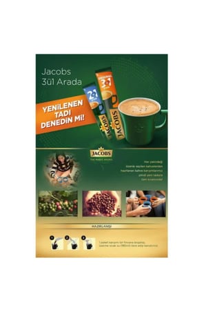 Jacobs 3ü1 Arada 240 Adet Stick Kahve (40 X 6 Paket)