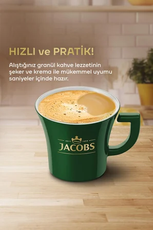 Jacobs 3'ü 1 Arada Gold Yoğun Lezzet Karışım Kahve 160 Adet ( 40'lı Kutu x 4)